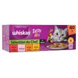 Whiskas Tasty Mix Sachets Fraîcheur Sélection Du Chef En Sauce Pour Chat Adulte 4 Variétés