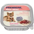 Premiere Meat Menu pour chatons Boeuf avec coeurs de dinde
