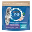 Purina One Croquettes pour Chat Stérilisé Sensible aux Poissons de mer