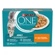 Purina One Nourriture humide chat Adult morceaux tendres en sauce