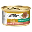 Gourmet Gold Les Mousselines Canard et épinard