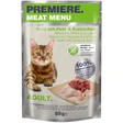Premiere Meat Menu Adult Boeuf à la dinde et au lapin