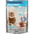 Premiere Meat Menu Adult Boeuf au cabillaud