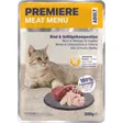Premiere Menu Viande Nourriture Humide Chat, Adulte, Boeuf et volaille
