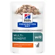 Hills Prescription Diet alimentation humide pour chat Multi-Benefit w/d au poulet