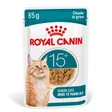 Royal Canin Nourriture humide pour chats, Senior Ageing 15+, Sauce