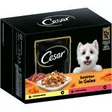 Cesar Multipack en gelée à la carotte, au poulet, au bœuf et aux légumes