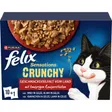 Felix Sensations Crunchy + de bouchées croustillantes Variété de saveurs du pays