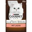 Purina A la Carte aliment humide pour chat Adulte Saumon aux savoureux légumes du potager