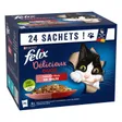 Felix Nourriture Humide Chat Délicieux Duos en Gelée Sélection Mixte Pack mix 1