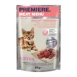 Premiere Meat Menu pour chatons avec boeuf et coeurs de dinde
