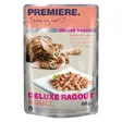 Premiere Deluxe Ragout Adult Riche en saumon