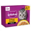 Whiskas Multipack 1+ sélection de volailles en sauce