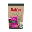 Bab'in Terrine pour chat - saumon - haute digestibilité - garantie sans céréales ni gluten - mono-protéine animale saumon