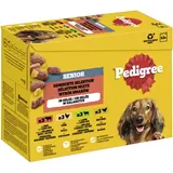 Nourriture humide pour chien senior, multipack, sélection mixte, en gelée