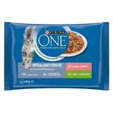 Sachets pour Chat Stérilisé au Saumon et à la Dinde
