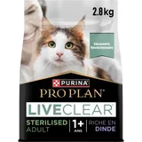 LIVECLEAR Croquettes Chat Adulte Stérilisé Riche en Dinde