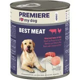 Best Meat nourriture humide pour chien, adulte Boeuf au poulet et riz