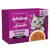 Nourriture humide pour chat adulte, Multipack, 1+ Sélection variée, en sauce