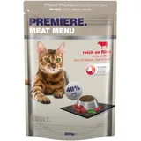 Meat Menu Croquettes pour chat adulte Boeuf