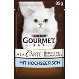 A la Carte aliment humide pour chat Adulte Poisson de haut mer dans une composition de riz et de légumes