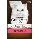 A la Carte aliment humide pour chat Adulte Truite sur une délicieuse sélection de légumes