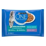 Sachets pour Chat d'Intérieur au Veau et au Thon