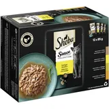 Collection de Sauces Nourriture Humide Chat Adulte, Assortiment, en Sauce Sélection de volaille