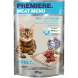 Meat Menu Adult Boeuf au cabillaud
