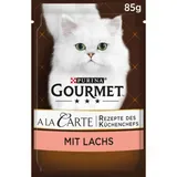 A la Carte aliment humide pour chat Adulte Saumon aux savoureux légumes du potager