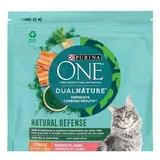 DualNature - NATURAL DEFENSE - Croquettes Spécial Chat Stérilisé Saumon et Spiruline
