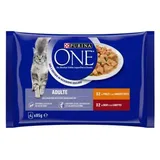 Sachets pour Chat Adulte au Boeuf et au Poulet