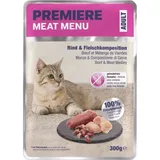 Menu Viande Nourriture Humide Chat, Adulte, Boeuf et viande