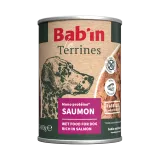 Terrine pour chien - saumon - haute digestibilité - garantie sans céréales ni gluten - mono-protéine animale saumon