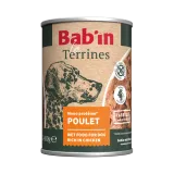 Terrine pour chien - poulet - haute digestibilité - garantie sans céréales ni gluten - mono-protéine animale poulet