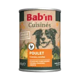 Terrine cuisinée pour chien - poulet- haute digestibilité - fruits et légumes soigneusement sélectionnés - texture brute