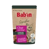 Terrine pour chat - saumon - haute digestibilité - garantie sans céréales ni gluten - mono-protéine animale saumon